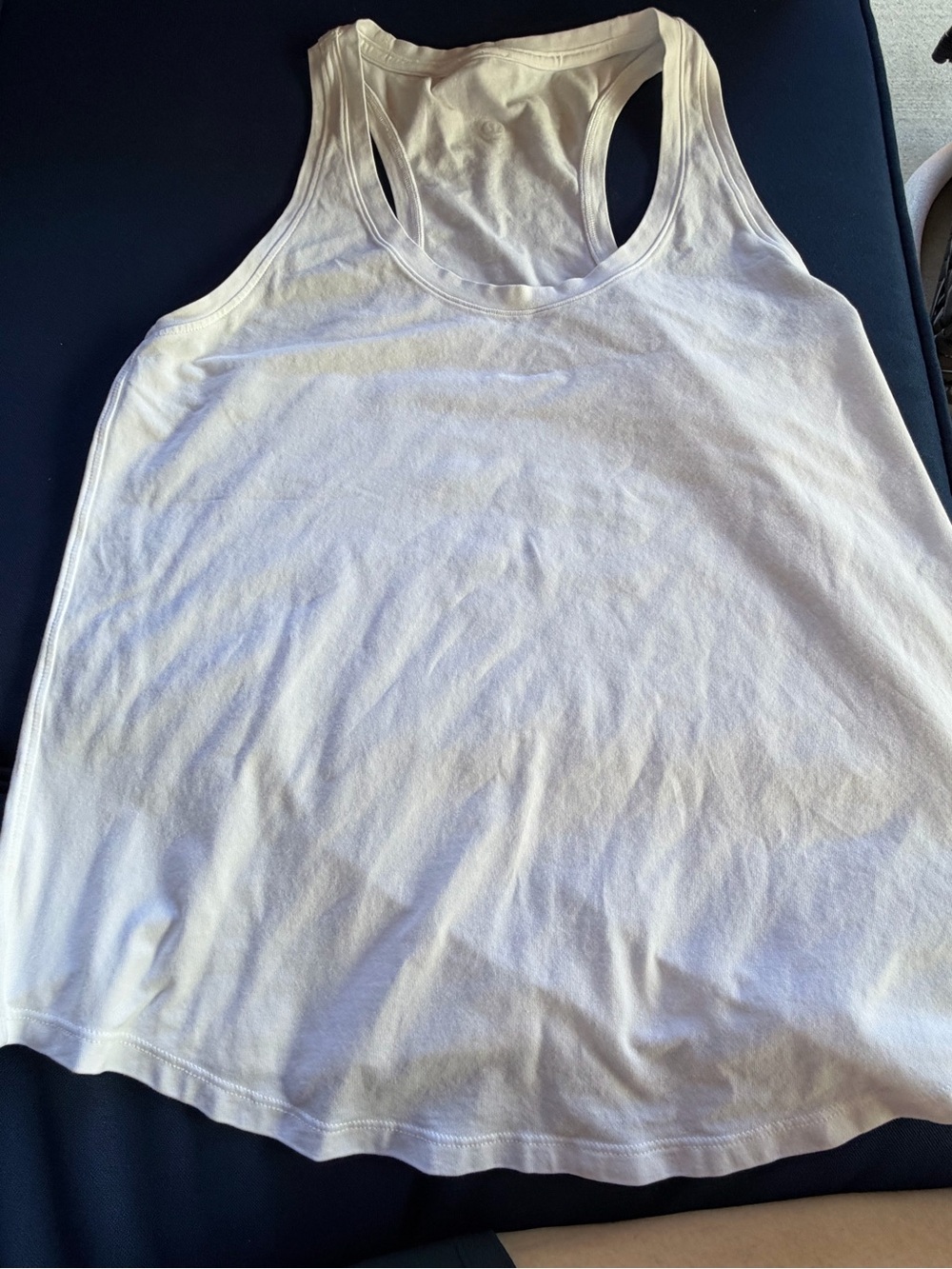 lululemon athletica White Racerback Tank - Picture 2 of 5